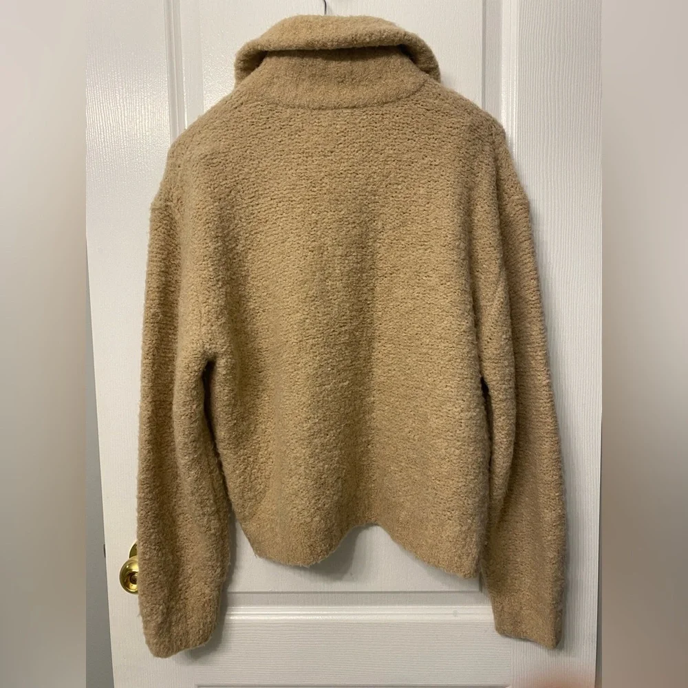 Aritzia Wilfred Free Gwyneth Sweater Alpaca Italian Marino Wool Warm Size Large - Picture 6 of 11